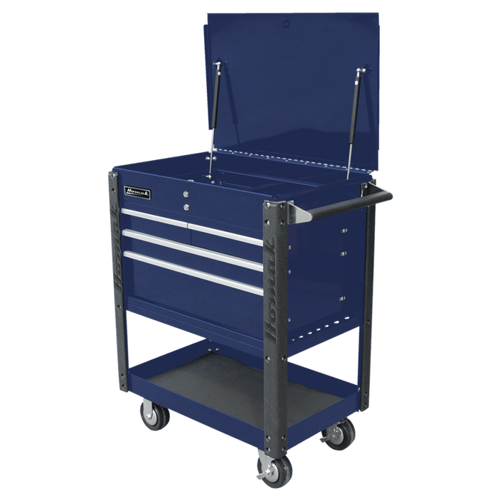 Homak 35" Professional 4 Drawer Service Cart