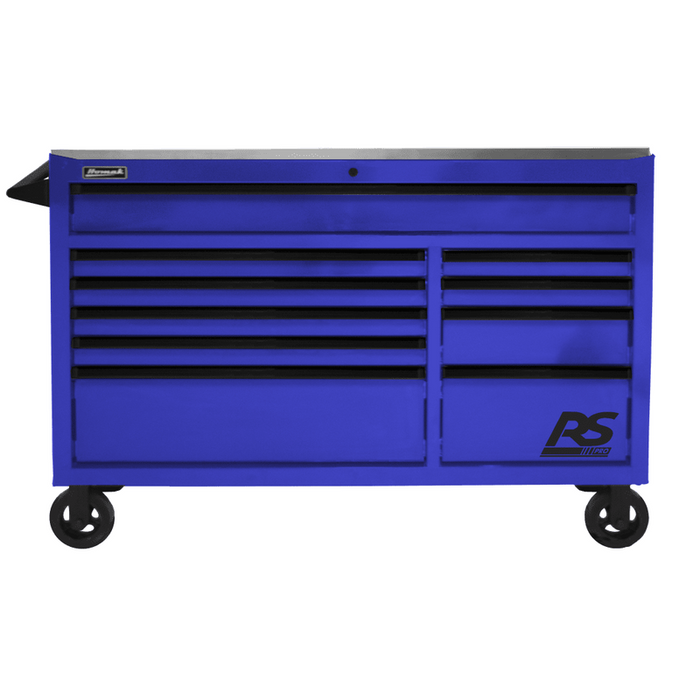 Homak 54" RS Pro 10 Drawer Rolling Cabinet