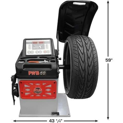 Atlas Platinum PTC300 Tire Changer + PWB50 Wheel Balancer Combo