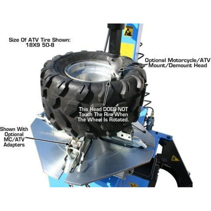 Atlas TC221 Tire Changer + WB11 Motorcycle Wheel Balancer Combo