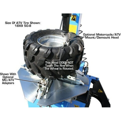 Atlas TC221 Tire Changer + WB11 Motorcycle Wheel Balancer Combo