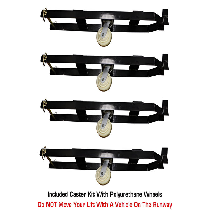 Atlas Garage Pro 8000 EXT, 8,000 lb 4 Post Vehicle Storage Lift- Extra Tall