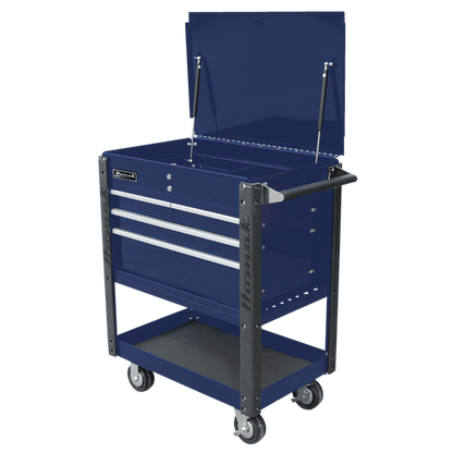 Homak 35" Professional 4 Drawer Service Cart