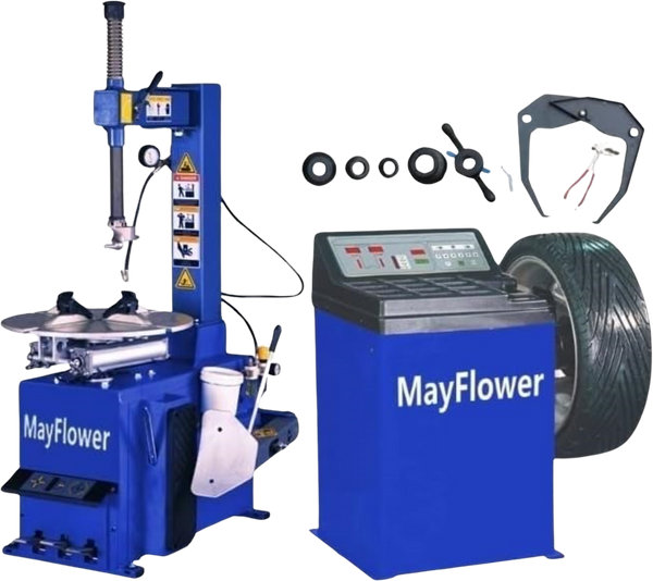 Mayflower Tools 560+680 Tire Changer 1.5 HP and Wheel Balancer Combo