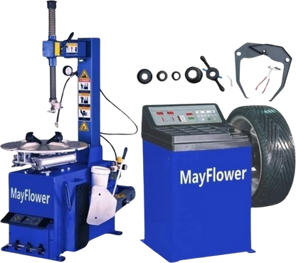 Mayflower Tools 560+680 Tire Changer 1.5 HP and Wheel Balancer Combo