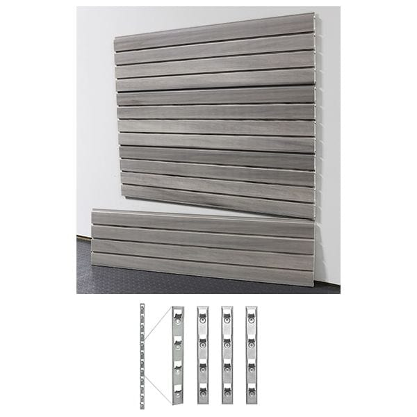 StoreWall 4′ Standard Duty Slatwall (4 pcs) + Installstrips