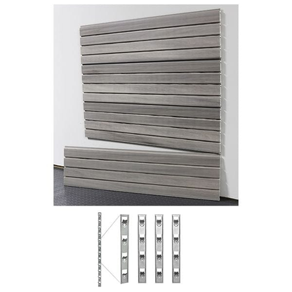 StoreWall 4′ Standard Duty Slatwall (4 pcs) + Installstrips