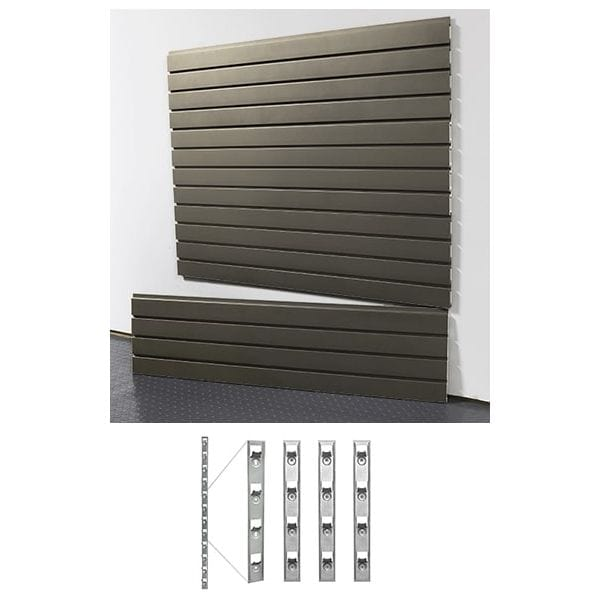StoreWall 4′ Standard Duty Slatwall (4 pcs) + Installstrips
