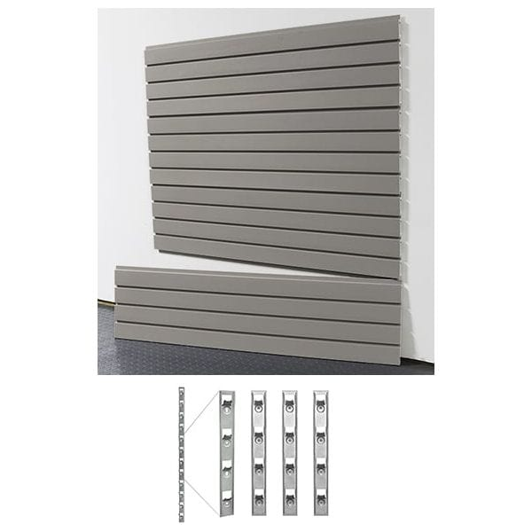 StoreWall 4′ Standard Duty Slatwall (4 pcs) + Installstrips