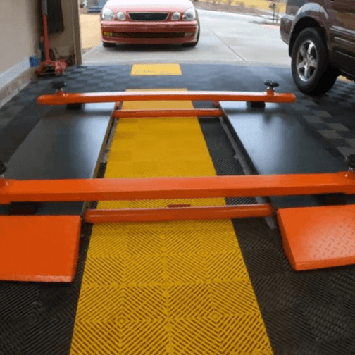 Katool KT-X85 8000lb Mid Rise Scissor Lift - Electric Lock